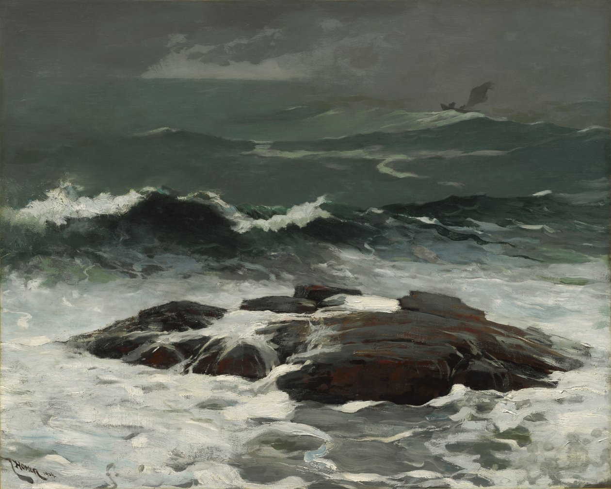 Zomerstorm door Winslow Homer