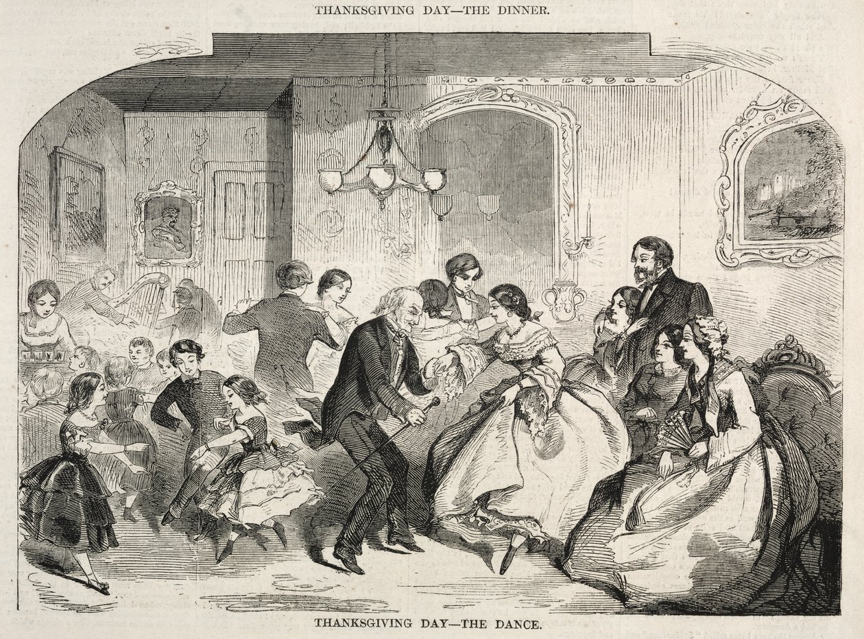 Thanksgiving - De dans door Winslow Homer