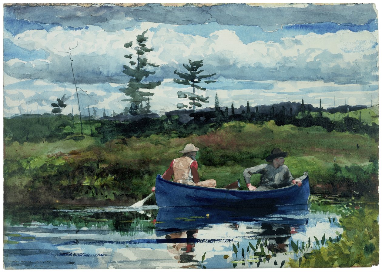 De Blauwe Boot door Winslow Homer
