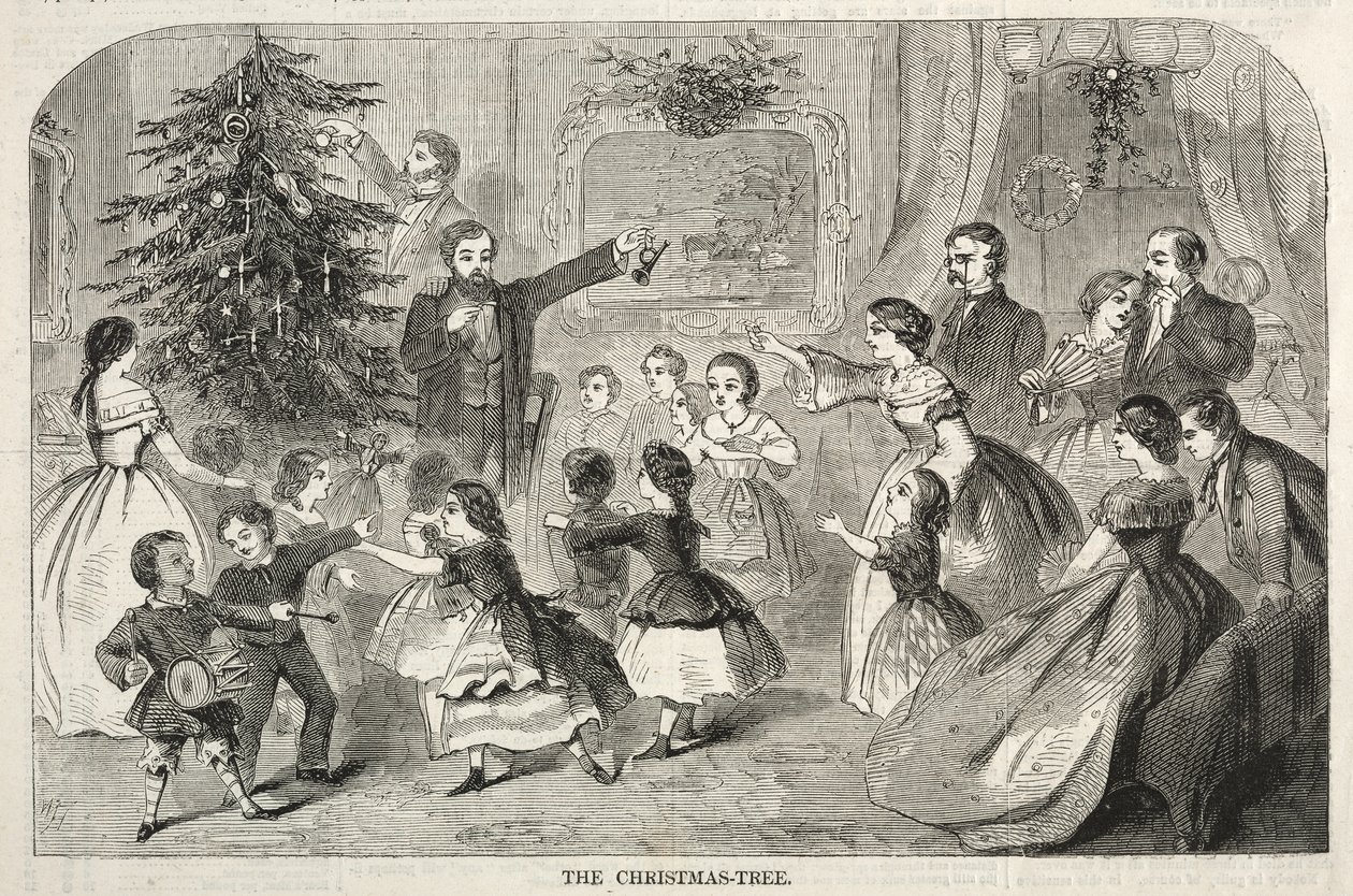 De kerstboom door Winslow Homer