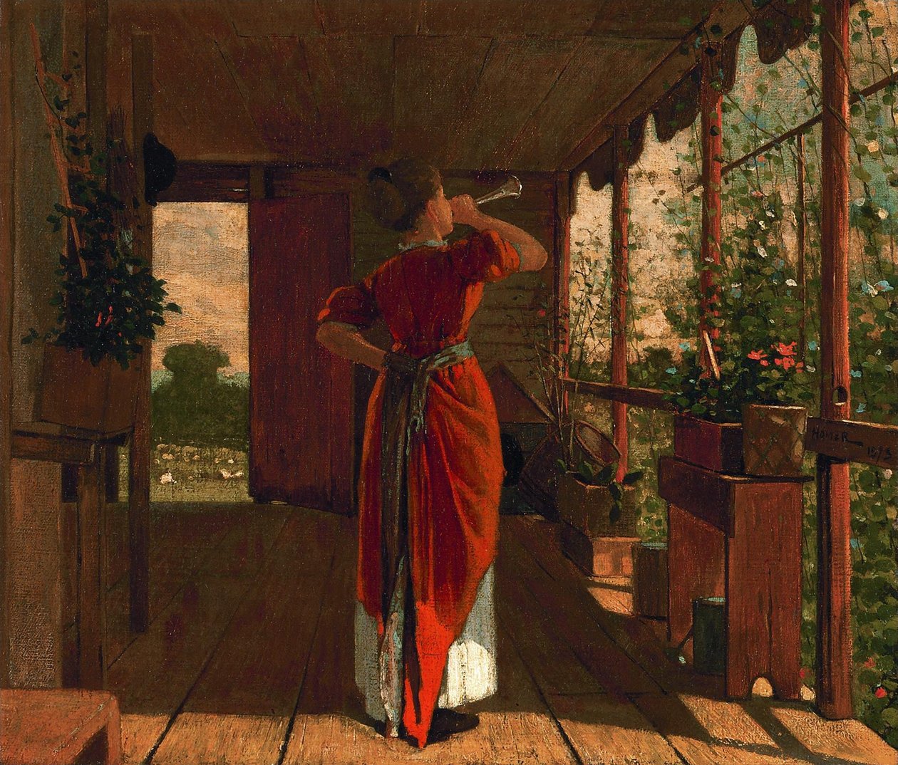De hoorn des overvloeds door Winslow Homer