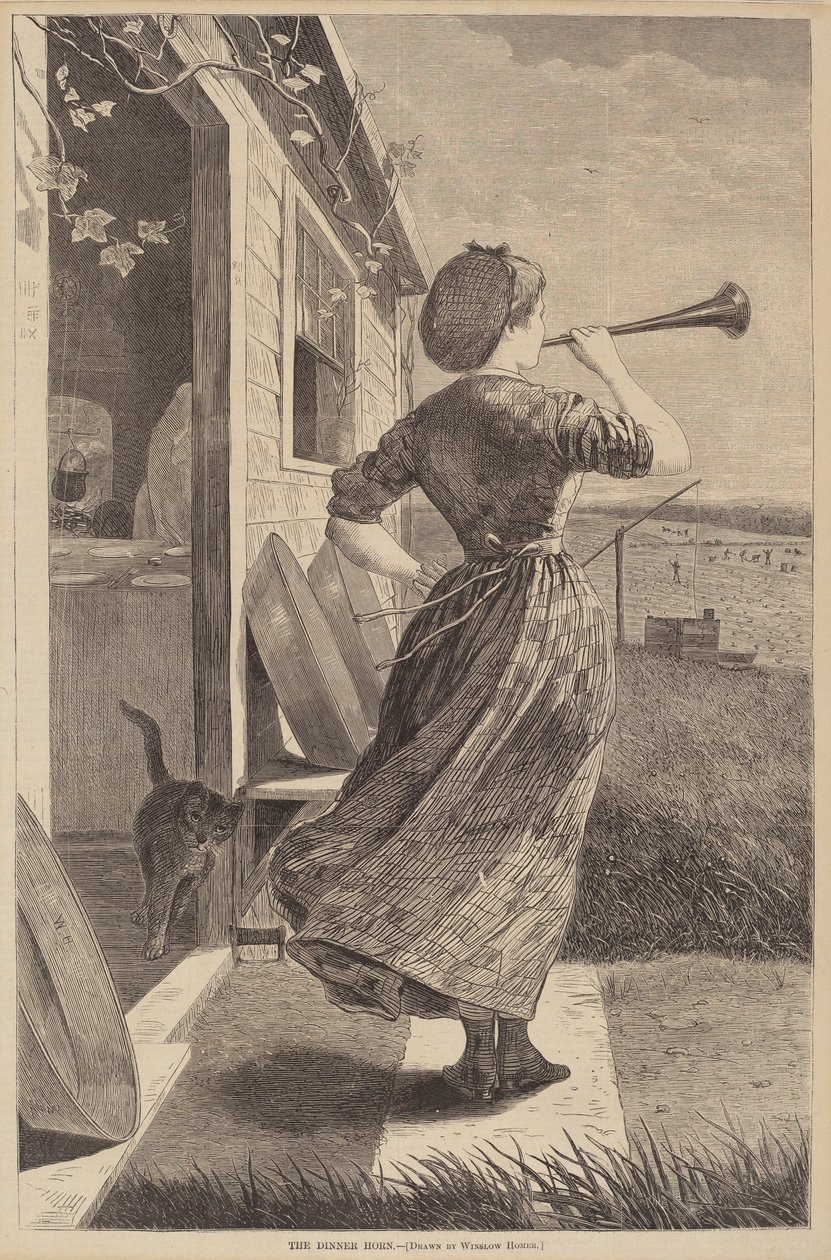 De Dinerhoorn door Winslow Homer
