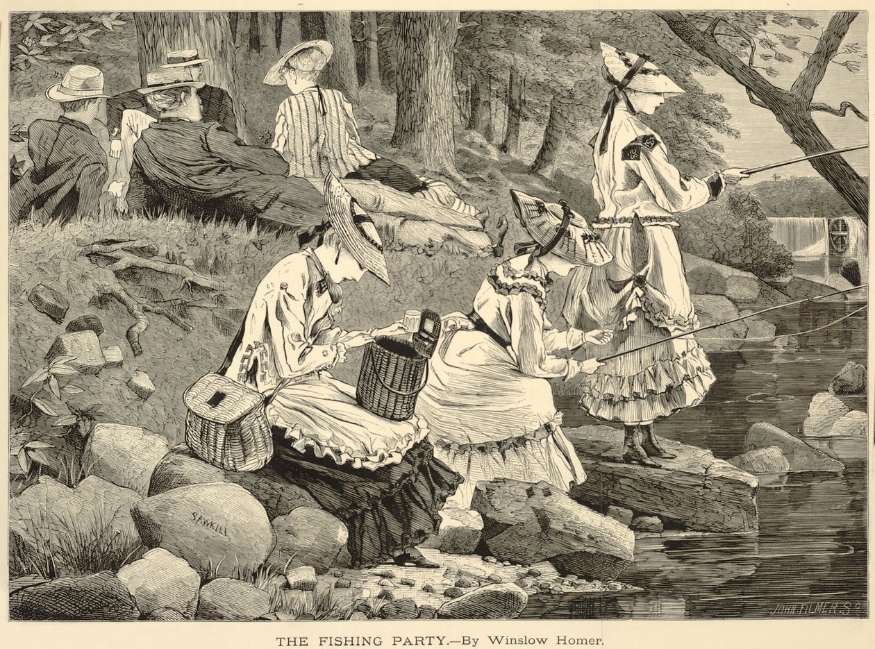 The Fishing Party, uit Appletons