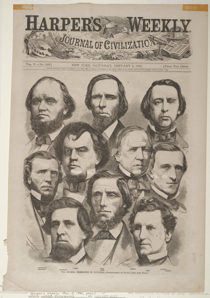 De delegatie van Georgia in het Congres door Winslow Homer