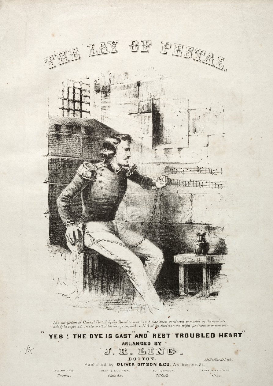 De leugen van Pestal - Bladmuziek Cover door Winslow Homer