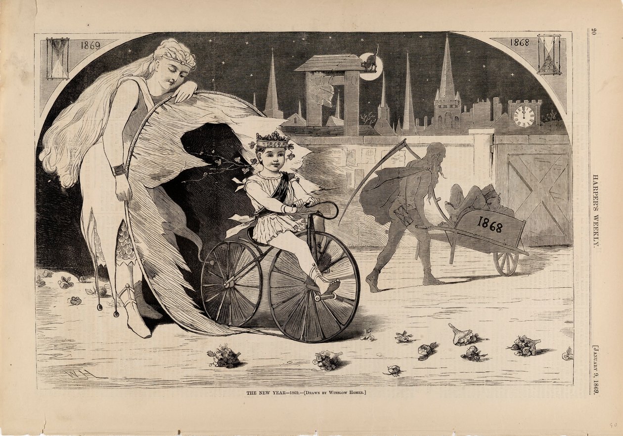 Het nieuwe jaar--1869, uit Harper