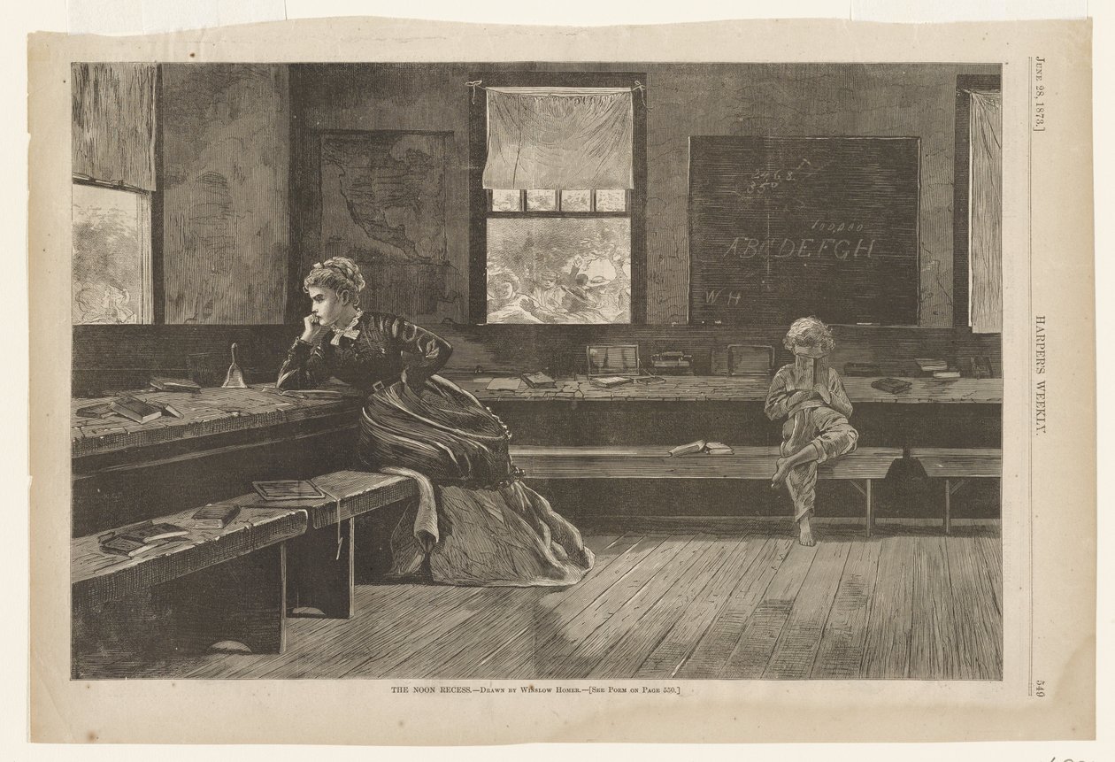De middagpauze door Winslow Homer