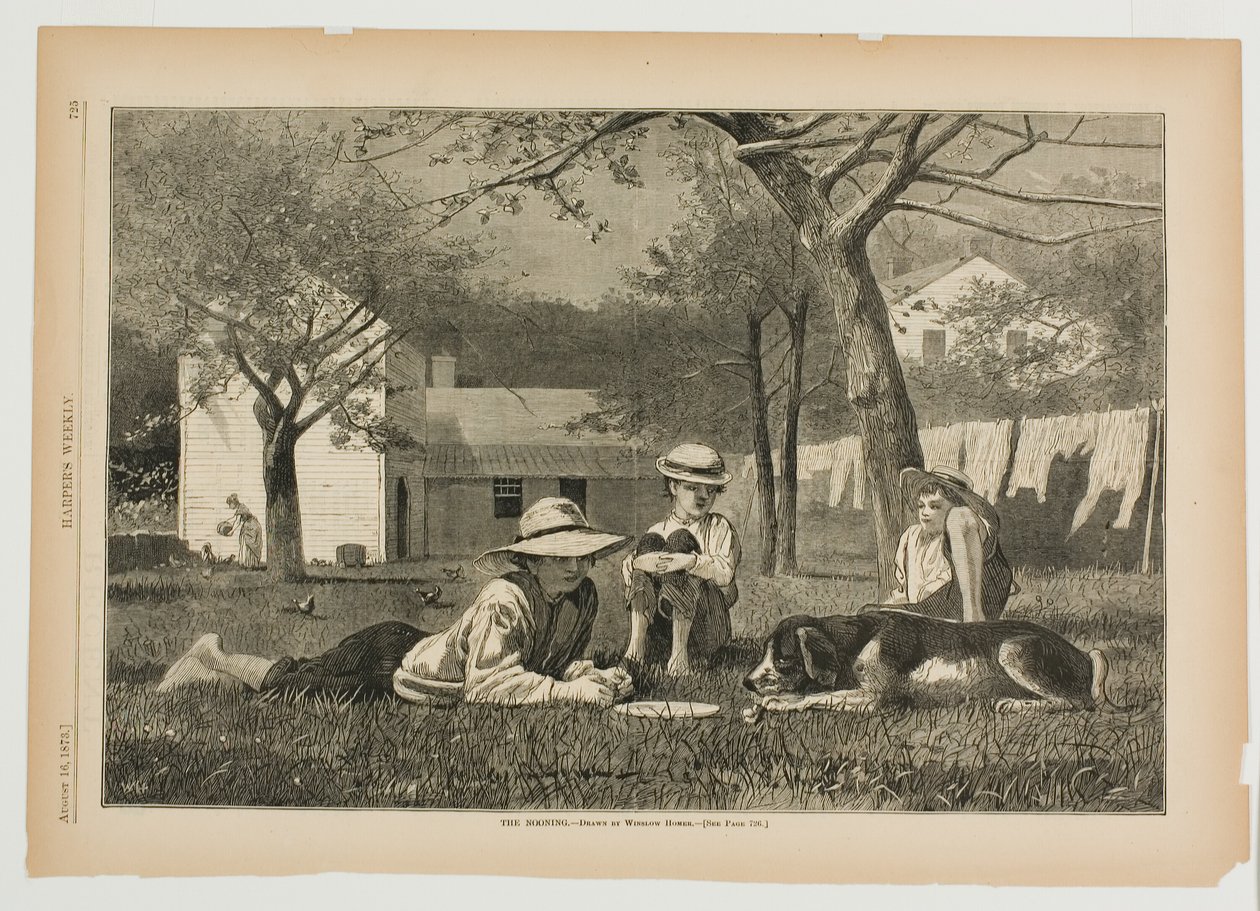 De Nooning door Winslow Homer