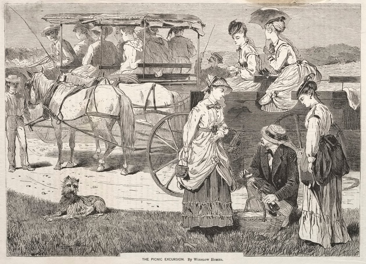 De picknick excursie door Winslow Homer