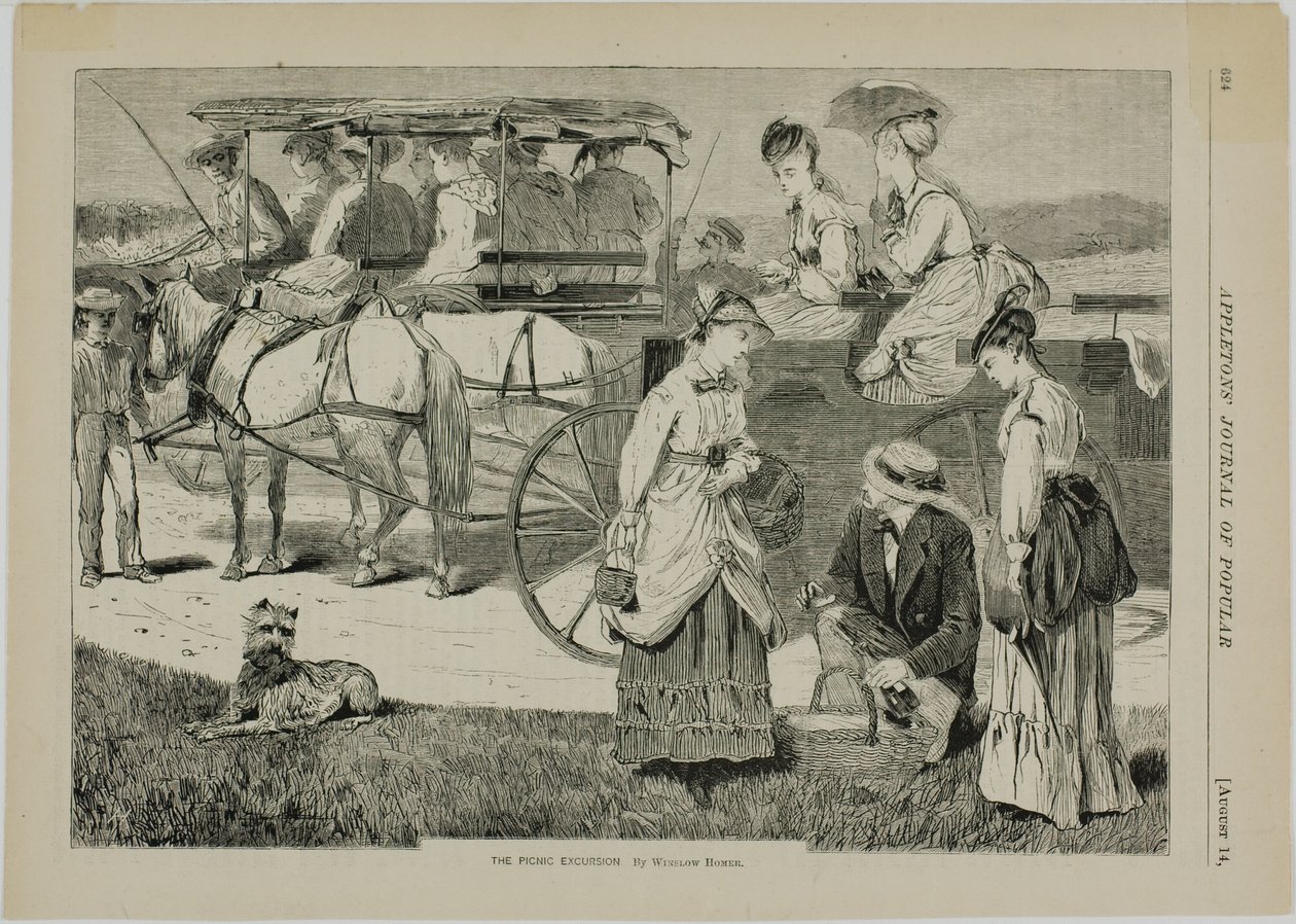 De picknick excursie door Winslow Homer