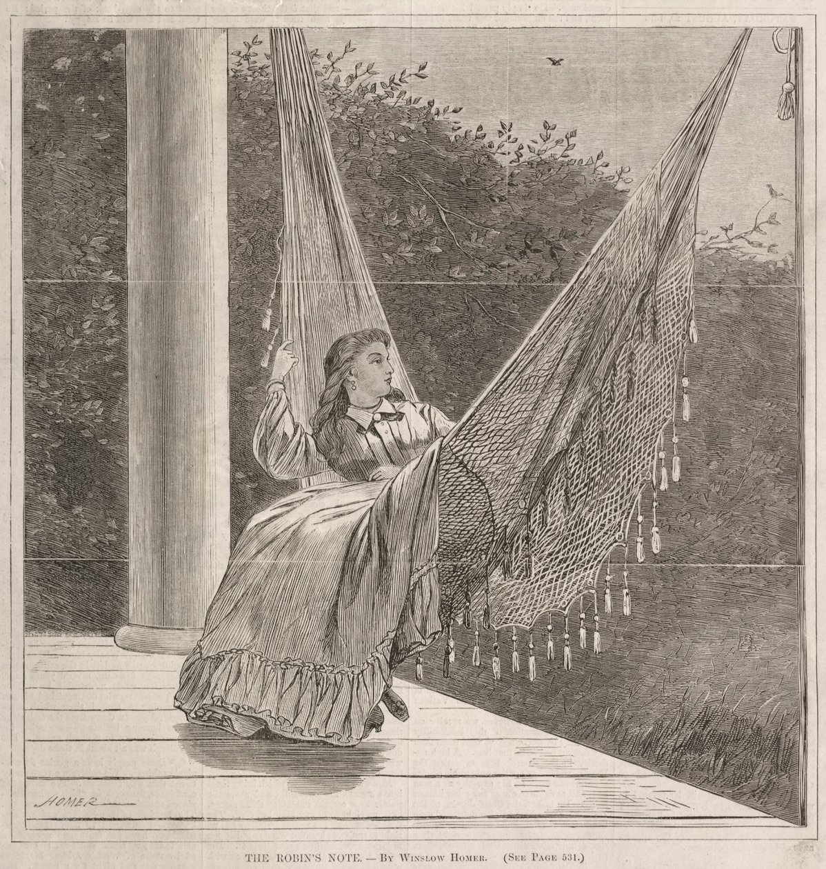 De noot van Robin door Winslow Homer