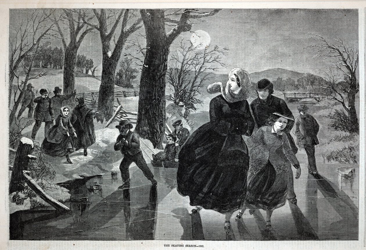 Het schaatsseizoen--1862, uit Harper