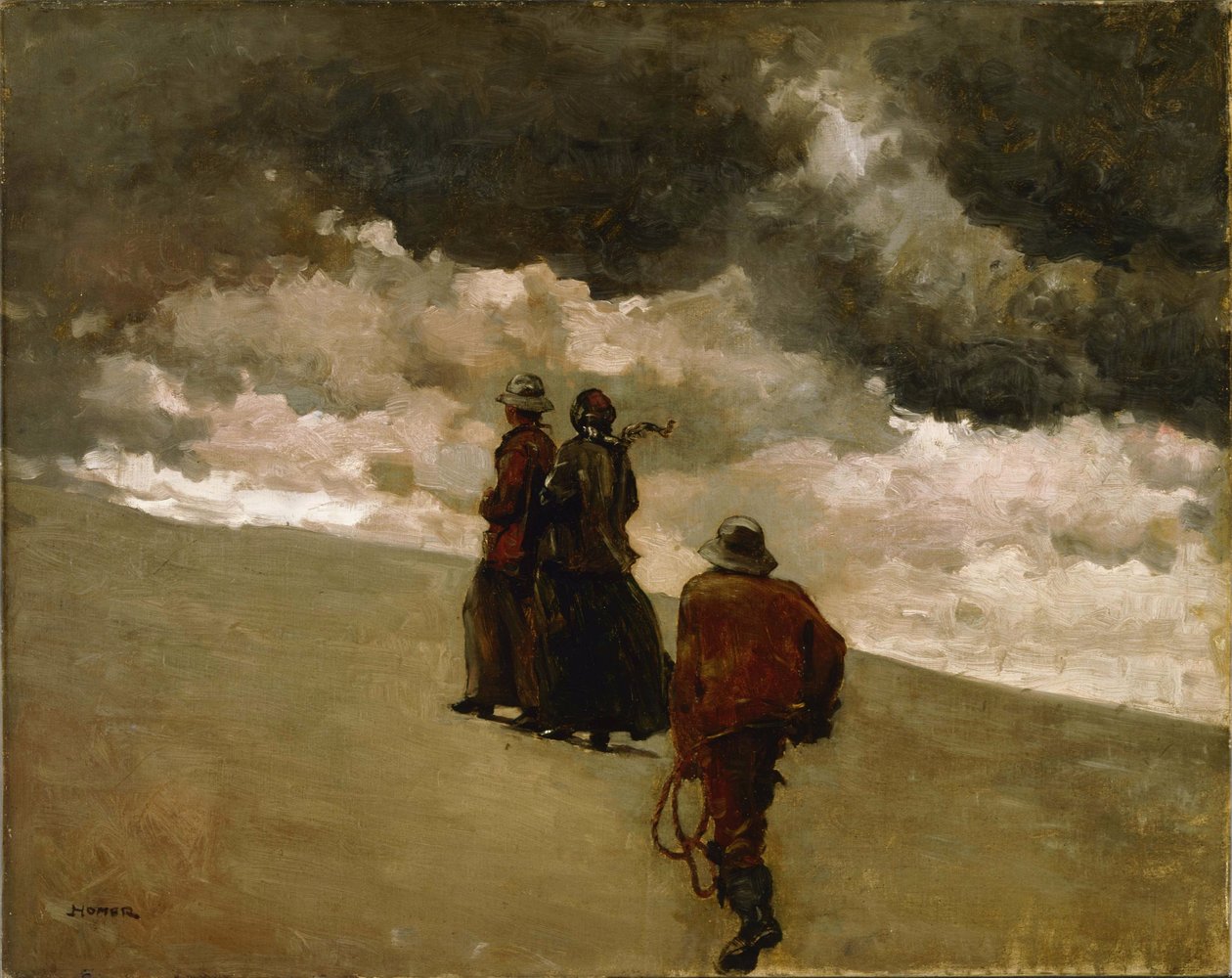 De redding is onderweg  door Winslow Homer