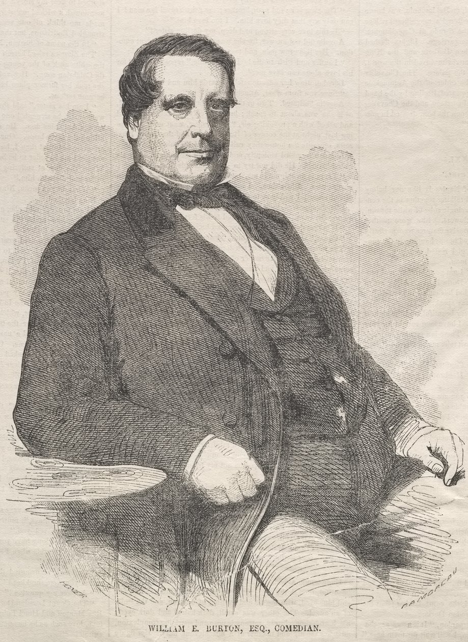 William E. Burton, advocaat, komiek door Winslow Homer