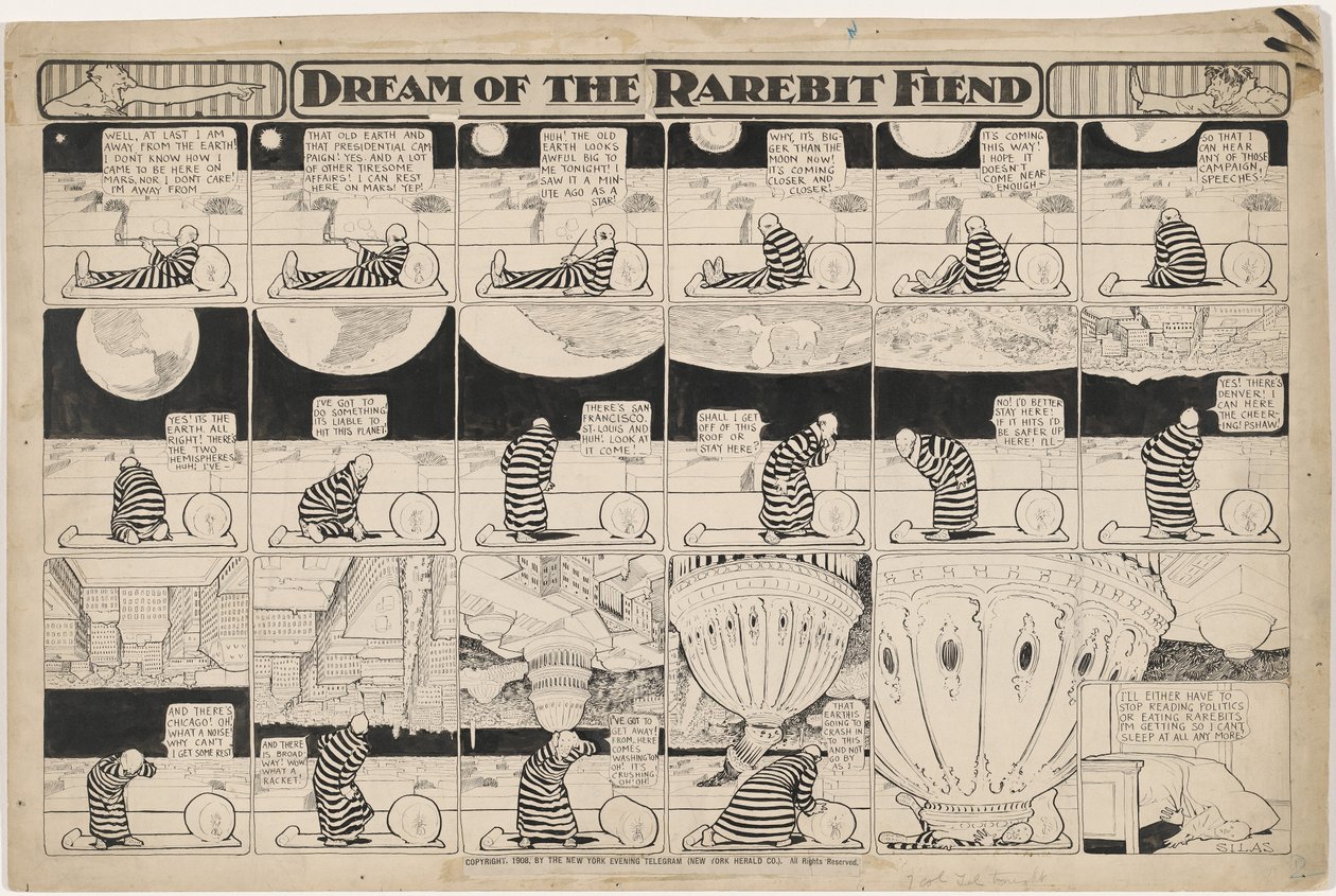 Droom van de Rarebit Fiend: Hier Komt Washington door Winsor McCay