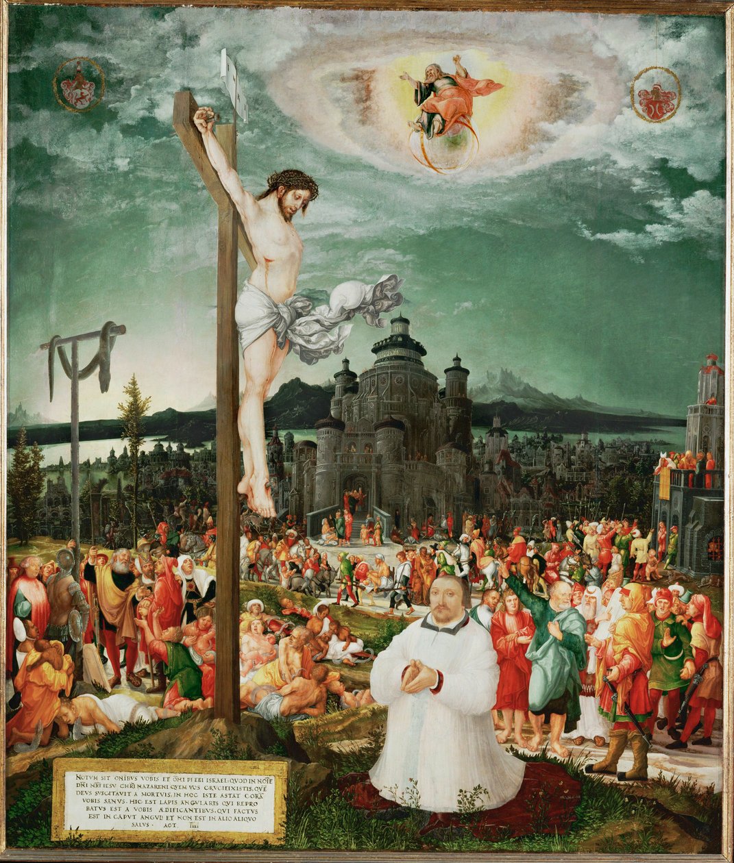 Allegorie van verlossing ... door Wolf Huber