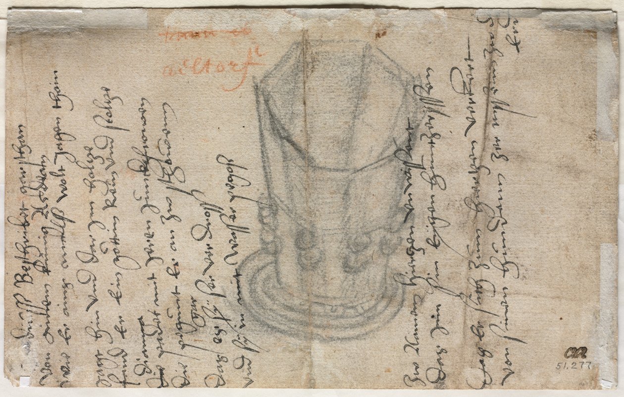 Achtzijdige beker verso, 1513 door Wolfgang Huber