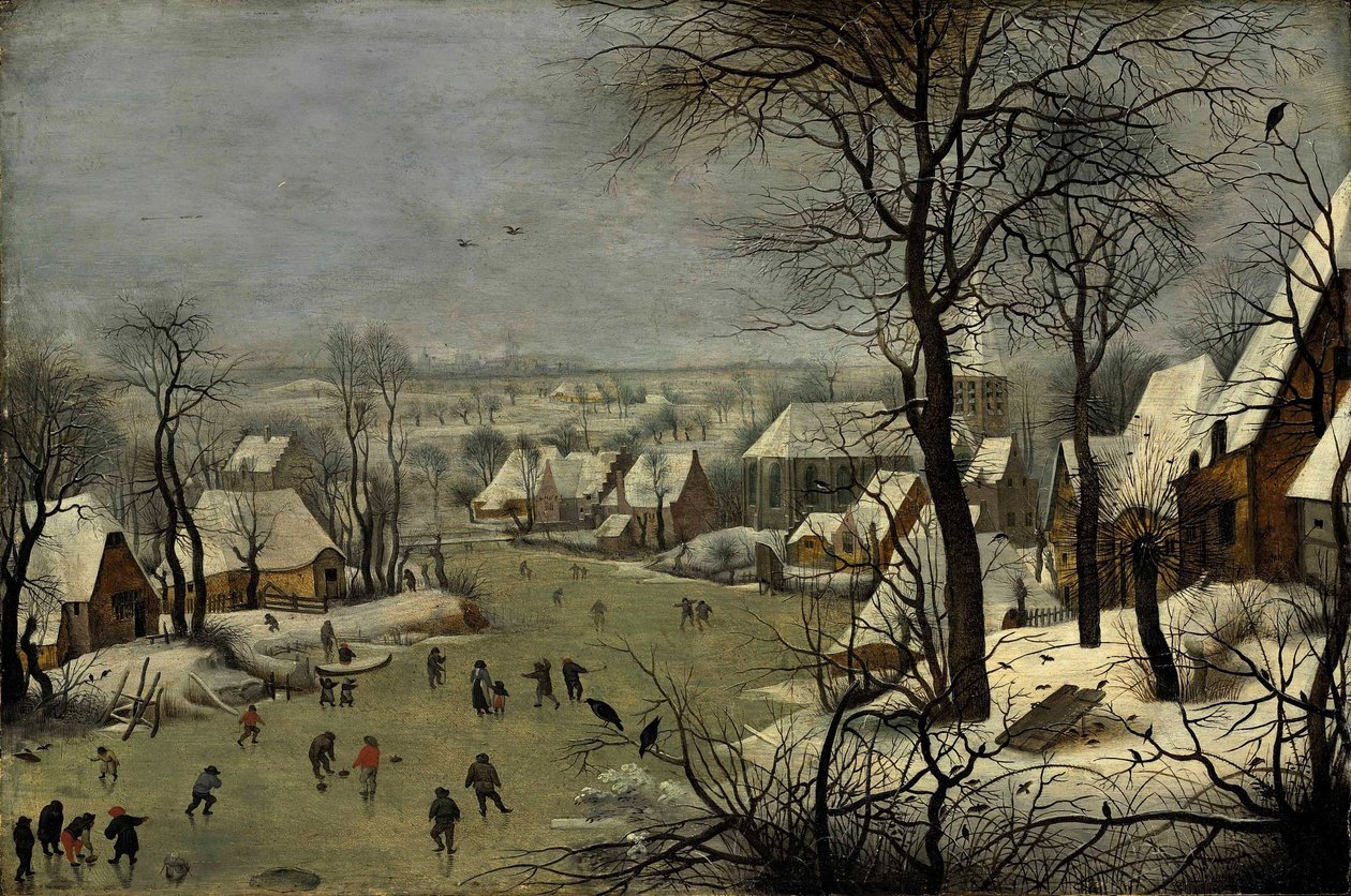 De Vogelval door Workshop of Pieter Brueghel the Younger