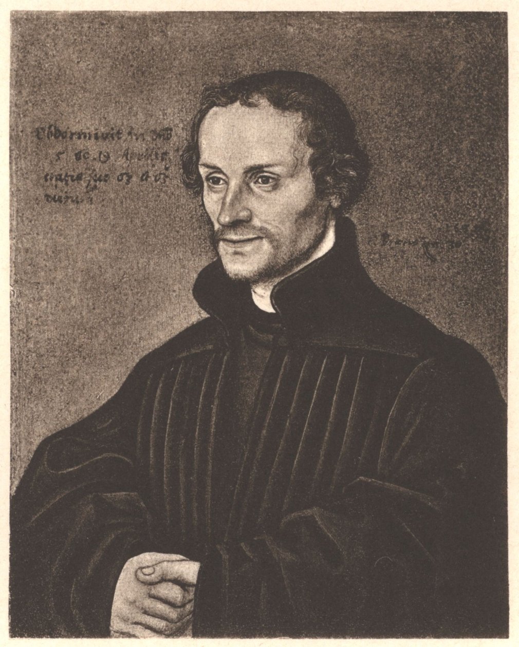 Philipp Melanchthon (1497-1560) door workshop of Lucas Cranach the Elder
