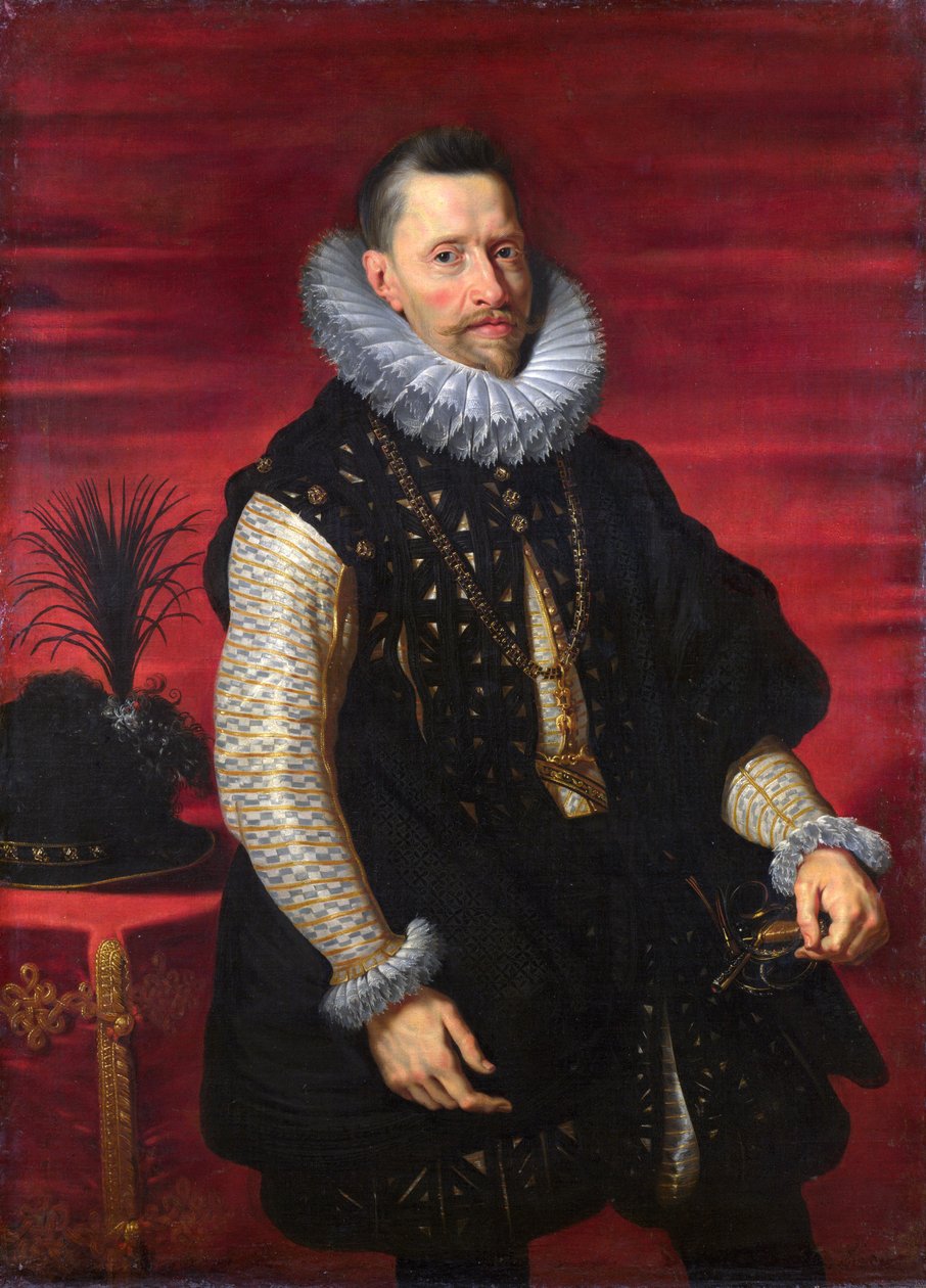 Portret van Aartshertog Albert van Oostenrijk (1559 - 1621) door Workshop of Peter Paul Rubens
