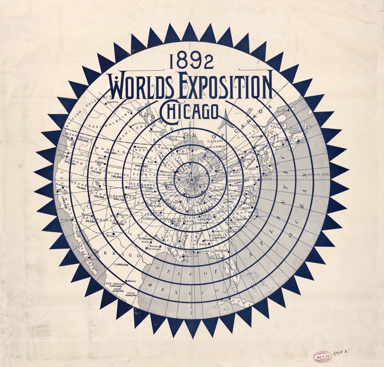Wereldtentoonstelling 1892, Chicago. LOC 2010587003 door World