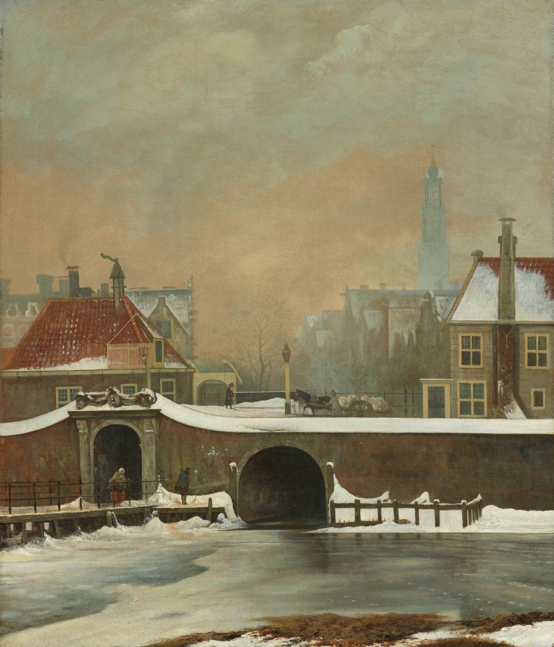 Het Raampoortje in Amsterdam door Wouter Johannes van Troostwijk