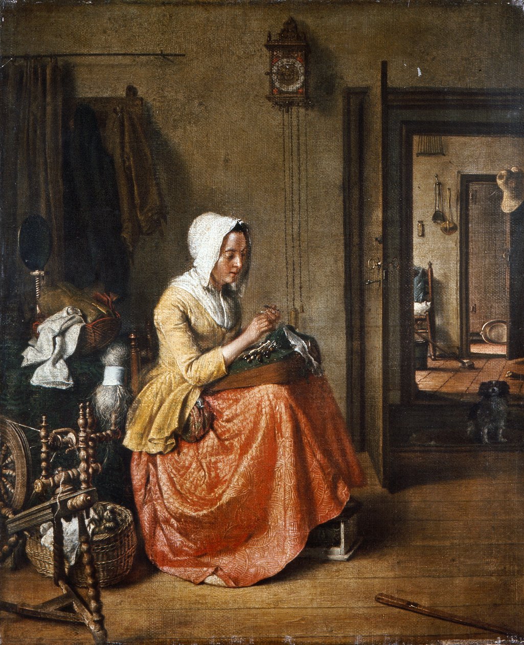De Kantmaakster door Wybrand Hendriks