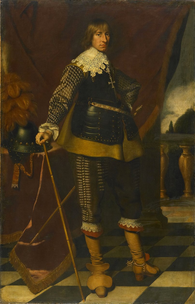 Portrait of Hendrik Casimir I van Nassau-Dietz (1612-1640) door Wybrand de Geest