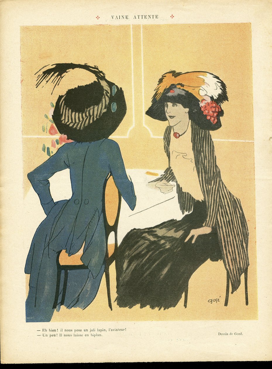 Illustratie van Xavier Gose (1876-1915) in Le Lire door Xavier Gose