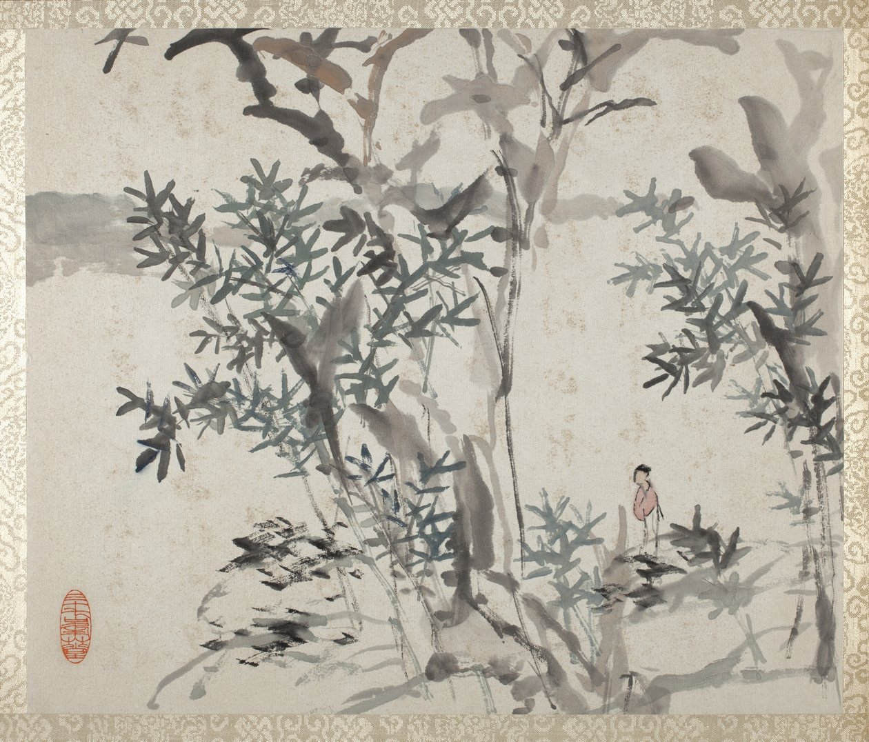 Album van landschappen en kalligrafie voor Liu Songfu door Xugu