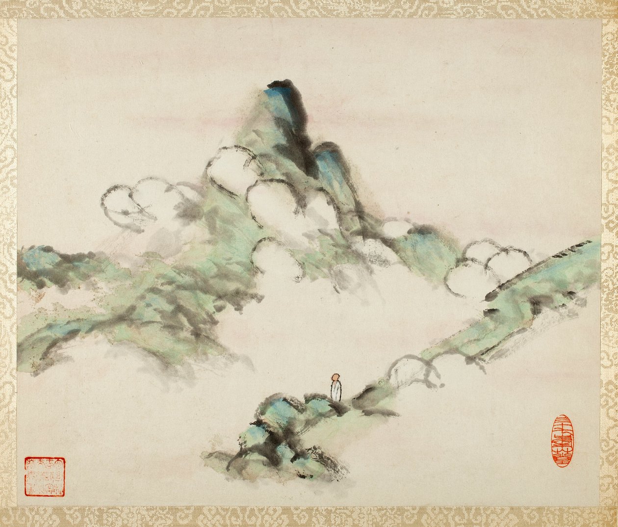 Landschappen voor Liu Songfu door Xugu