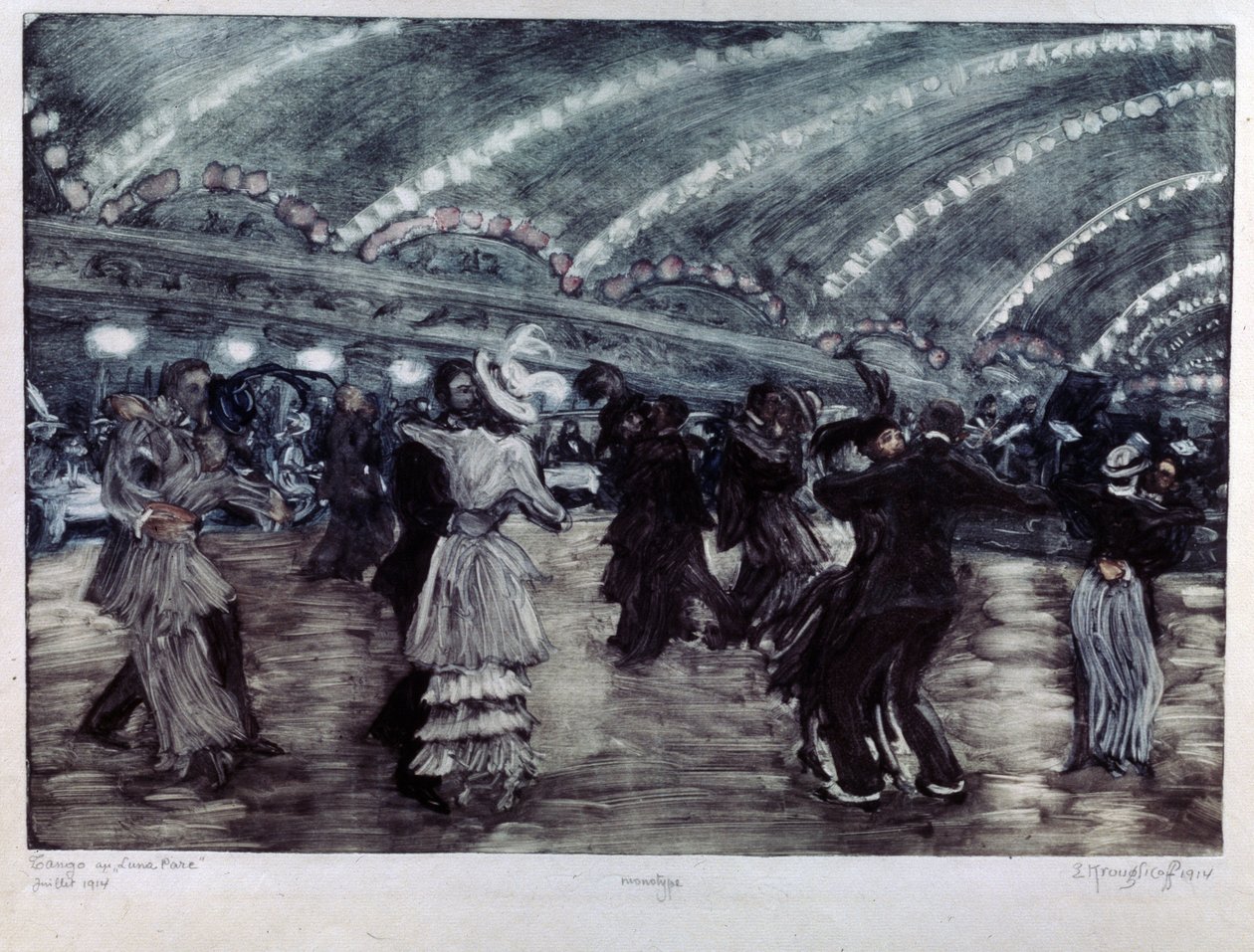 Tango dans in Luna Park door Yelisaveta Sergeyevna Kruglikova