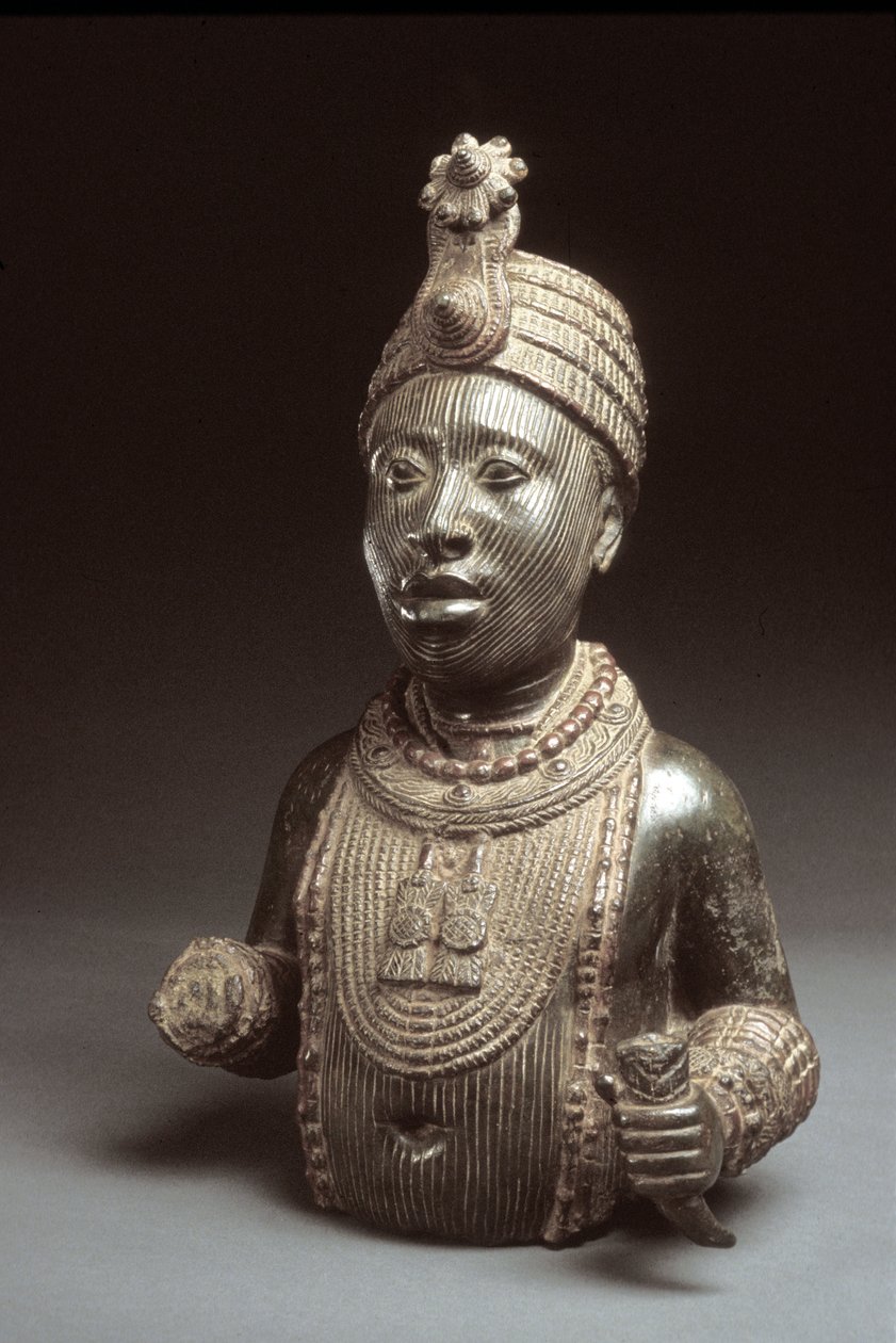 Oni, uit Ife, 15e - 16e eeuw door Yoruba Culture