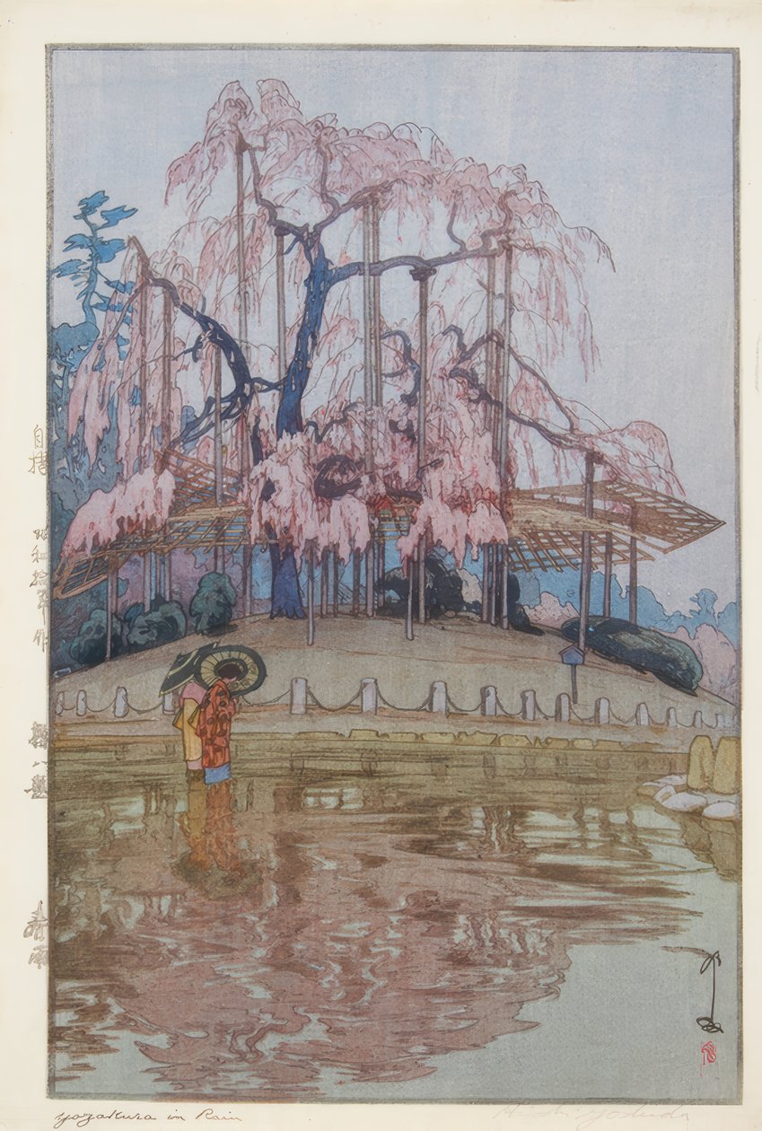 Lenteregen door Yoshida Hiroshi