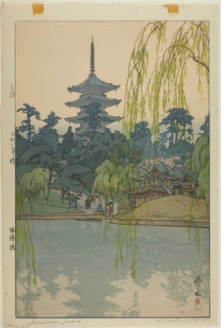 Sarusawa-vijver door Yoshida Hiroshi