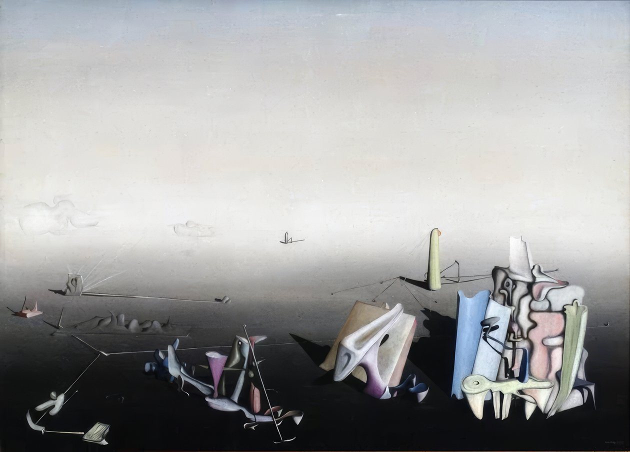 Azure Dag door Yves Tanguy