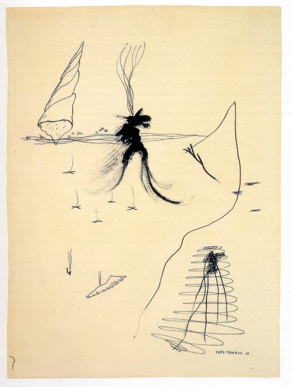 Zonder titel door Yves Tanguy