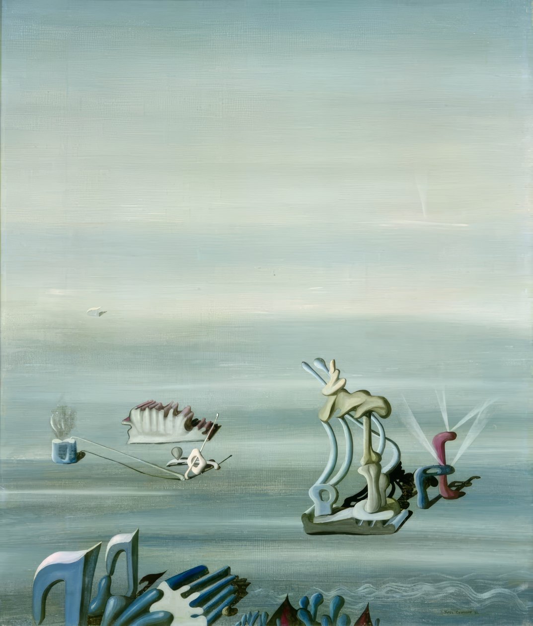Wonderen van de zeeën door Yves Tanguy