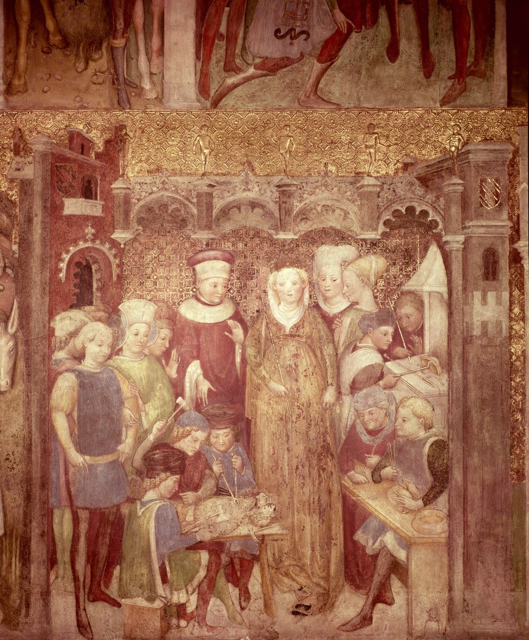 Verhalen van koningin Theodolinda van de Lombarden door Zavattari Family