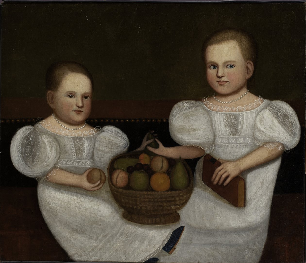 Ester Amelia en Marcella Eusebia White, 1843 door Zedekiah Belknap
