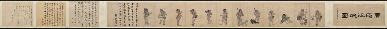 Bedelaars en Straatfiguren door Zhou Chen