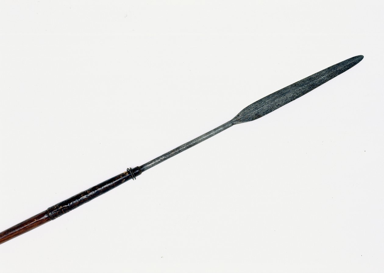 Assegai gevonden in de buurt van het lichaam van de Prins Imperial door Zulu