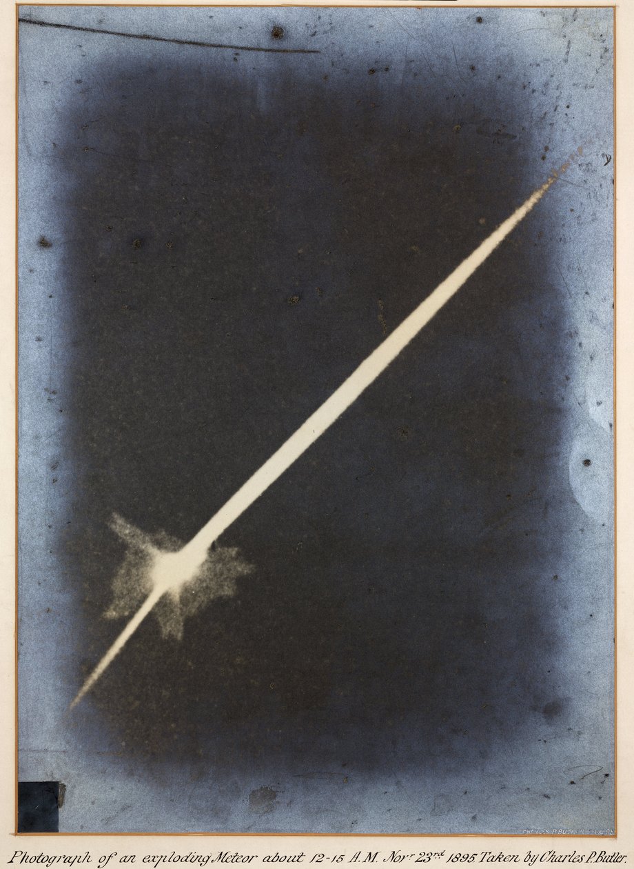 Een exploderende meteoor, 23 november 1895 door John Pardon