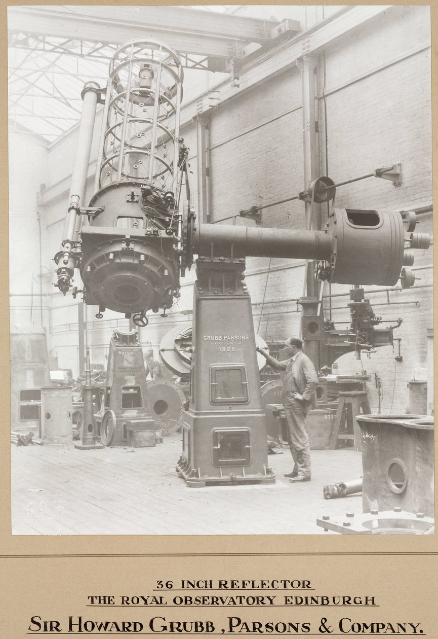 Cassegrain reflecterende telescoop, Newcastle upon Tyne door Frederick (attr. to) Barnard