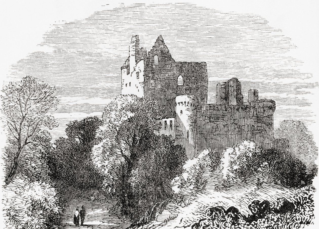 Craigmillar Castle, Edinburgh, Schotland. door . .