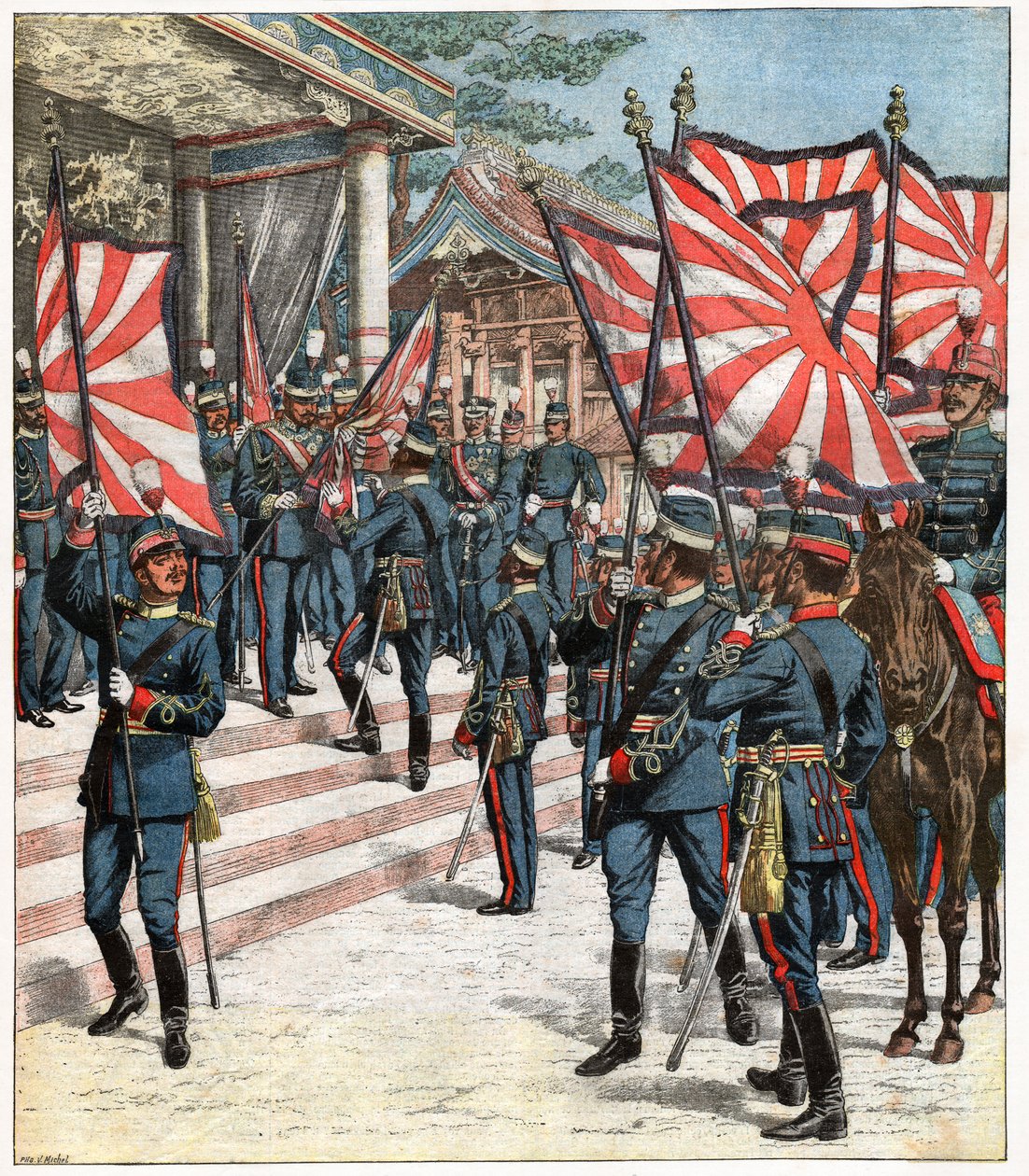 Keizer Meiji door . .