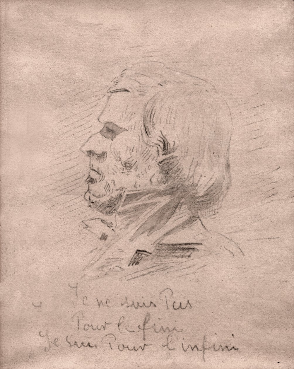 Eugene Delacroix “Ik ben niet voor de afwerking, ik ben voor de oneindigheid.” circa 1850 door . .