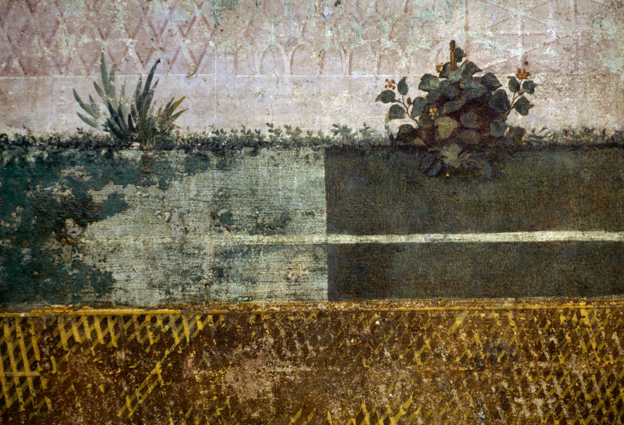 Bloemenvaas (detail) door Georg Carl Heinrich Dollmann