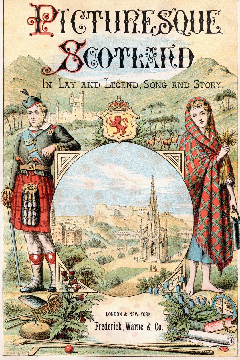 Frontispice van het boek Picturesque Scotland Its Romantic Scenes and Historical Associations door . .