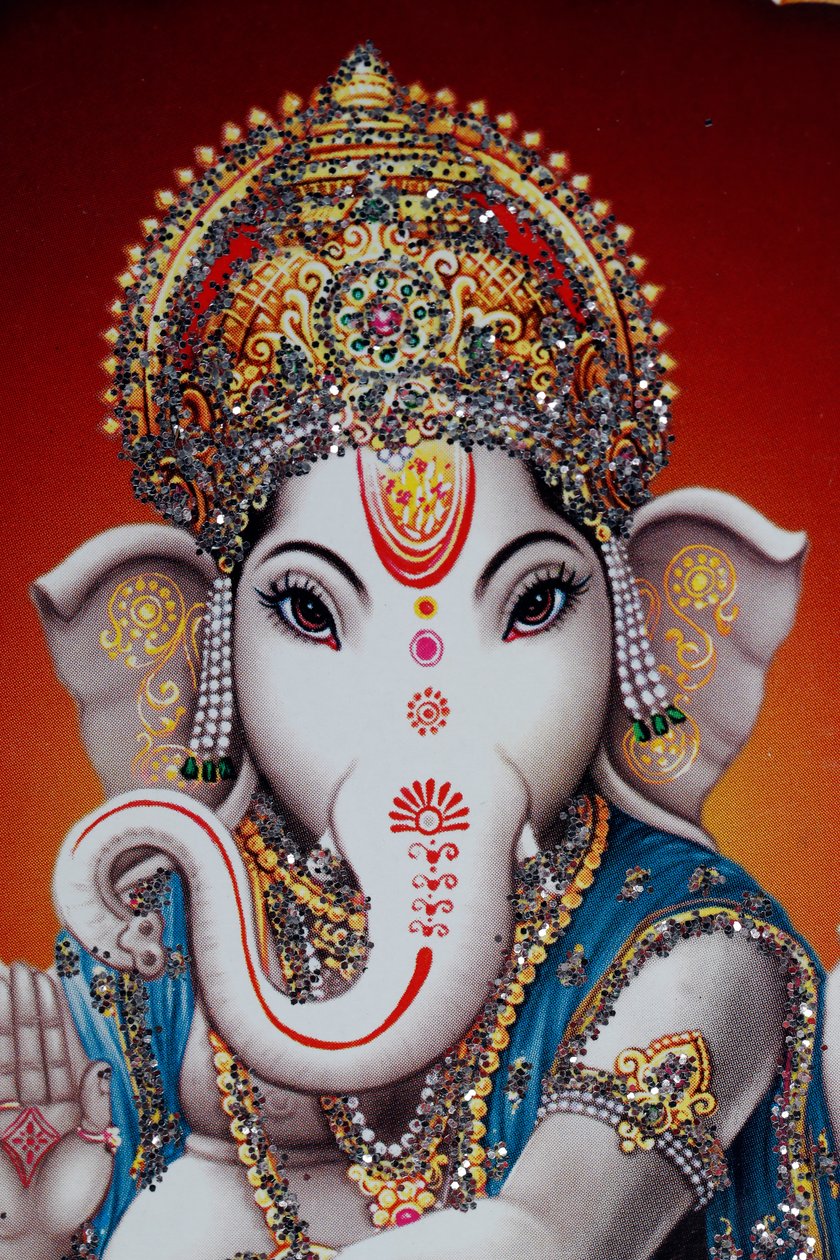 Ganesha of Ganapati: de hindoegod met olifantenhoofd door . .